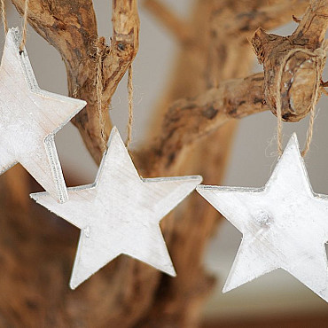 Wooden Star 10cm