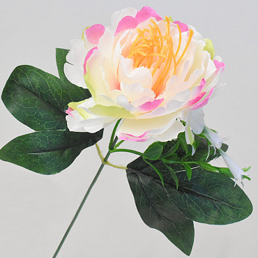 Artificial Peony Light Pink 38cm 