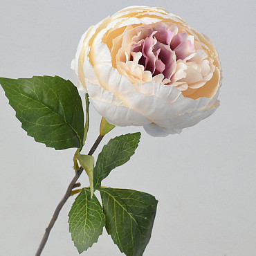 Artificial Peony Cream 42cm 