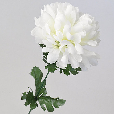 Artificial Chrysanthemum White 52cm 