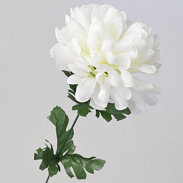 Künstliche Chrysantheme Weiß 52cm 