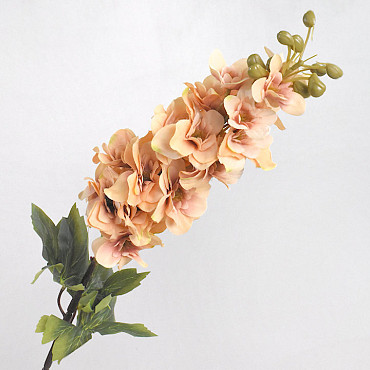 Artificial Delphinium Peach 86cm 