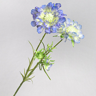 Artificial Scabiosa Blue 84cm