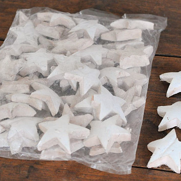 Coco Star White 10cm 50pcs