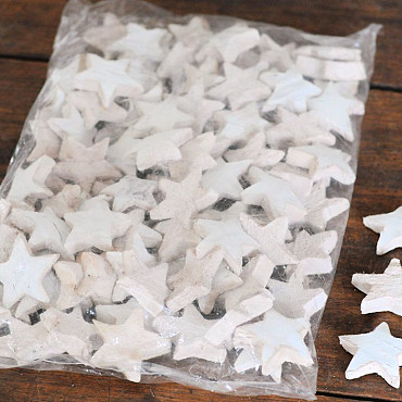 Coco Star White 5cm 100pcs