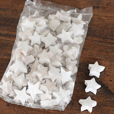 Coco Star White 3cm 100pcs