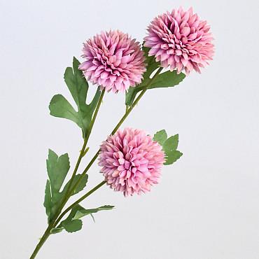 Chrysanthème artificiel Rose 66cm 