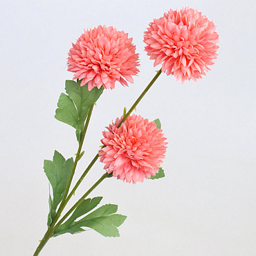 Künstliche Chrysantheme Lachs 66cm 