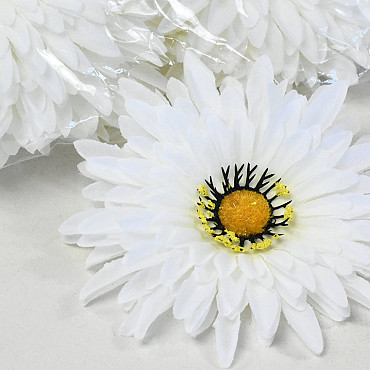 Kunst Gerbera Wit D15cm