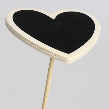 Herz 6cm auf 50cm Stiel