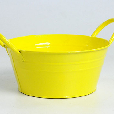 Zinc bowl Yellow