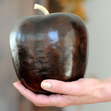 Calabash Apple Brown 14cm