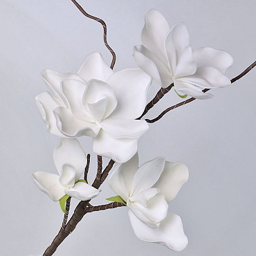 Foam Flower Spray White 70cm 