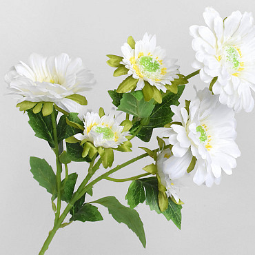 Gerbera Crème artificielle 66cm