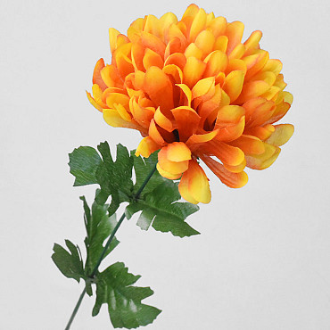 Kunst Chrysant Oranje 52cm