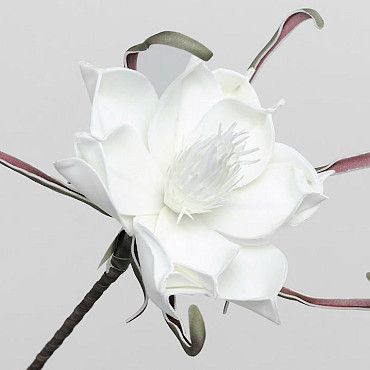 Blume Schaumstoff Weiß, D 20cm