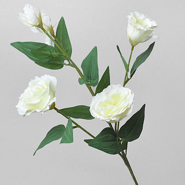 Kunst Lisianthus Crème 70cm