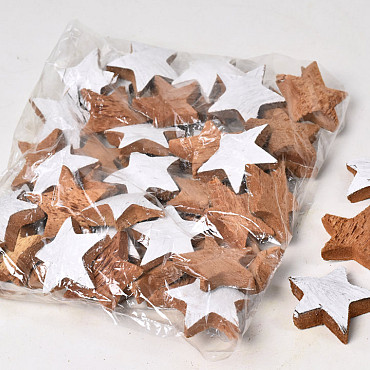 Coco Star Half-White 7cm 100pcs