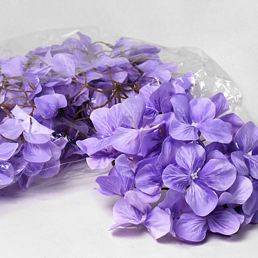 Kunst Hortensia Kop Pastel Lila D16cm