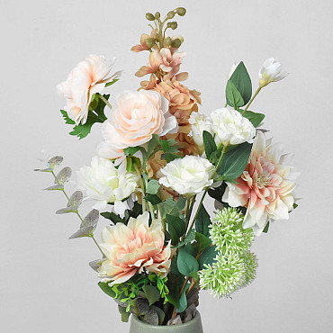 Kunstliche Blumenstrauß Pfirsch