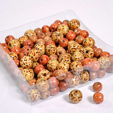 Wooden Beads 14-16mm 150-Pack