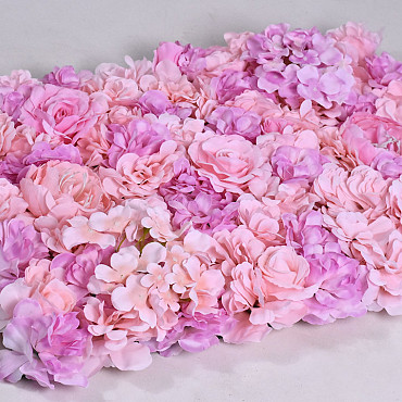 Blumen Paneele 60x40cm Lila-Rosa