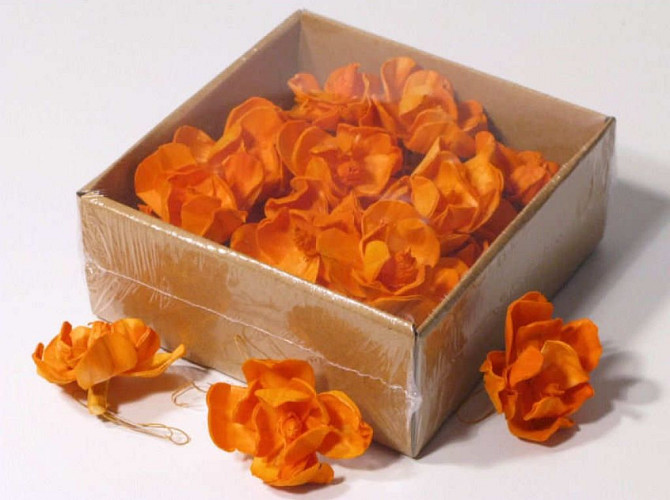 Sola Magnolia 6cm Orange 18pcs