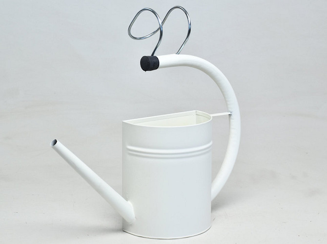 Balcony Watering Can H17cm White