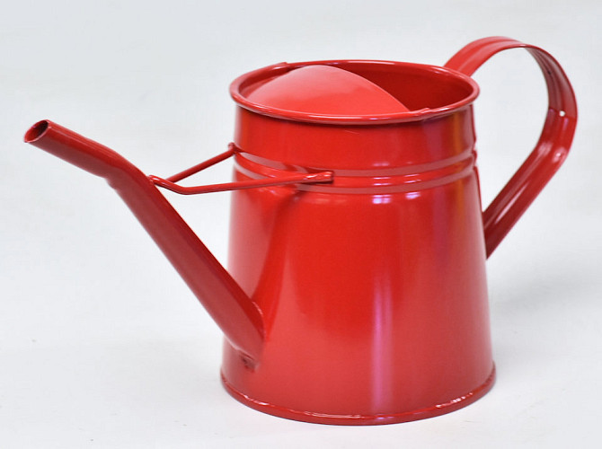 Watering Can H14cm Red