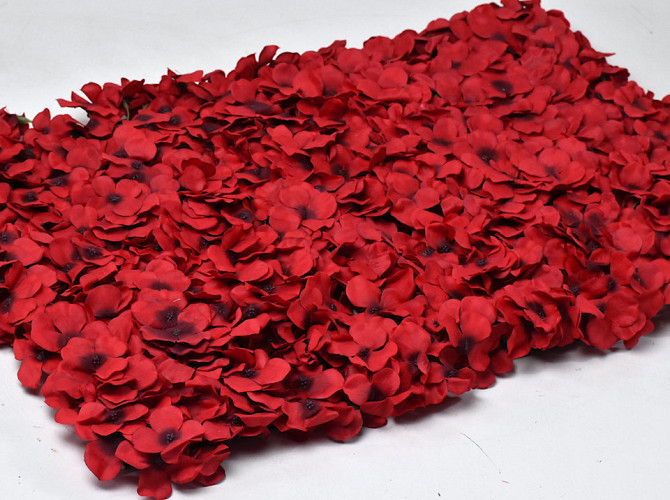 Flower Panel 60x40cm Red