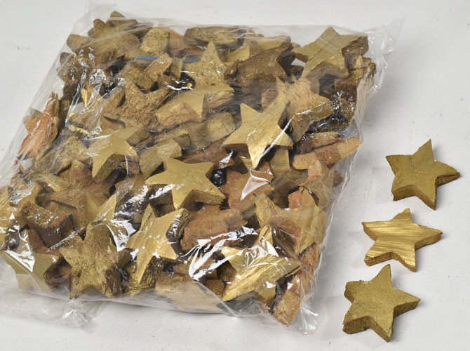 Coconut Star Gold 3cm 100pcs