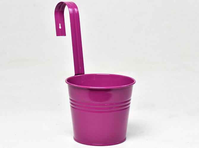 Hängender Pflanzer Zink H11/H29cm Fuchsia