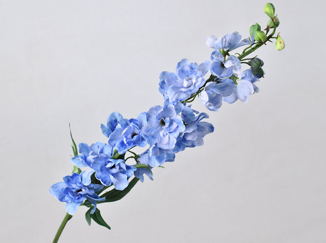 Delphinium Spray Blue 91cm