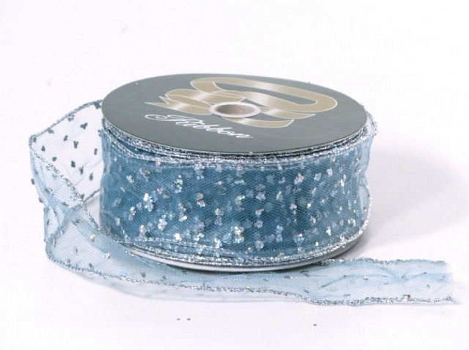 Organza Band Grün G1 37mm 25m