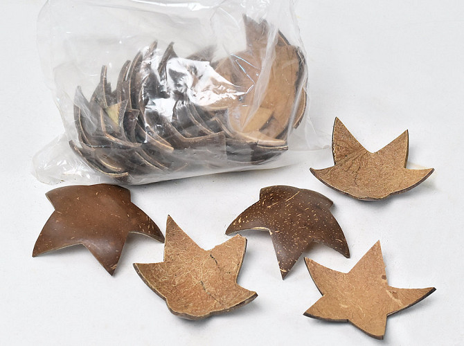 Coconut Shell Star 10cm 25pcs