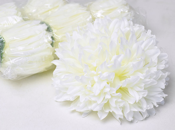 Chrysantheme D19cm Weiß