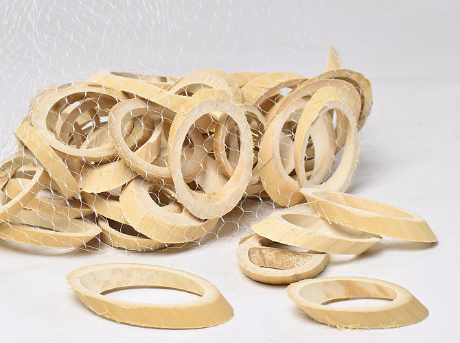Bamboo Ring Oval 5 - 6cm 50st