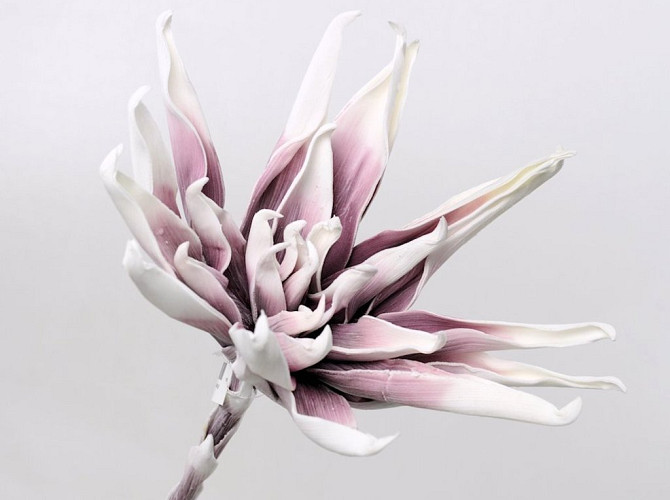 Foam Flower White/Lilac, D 35cm