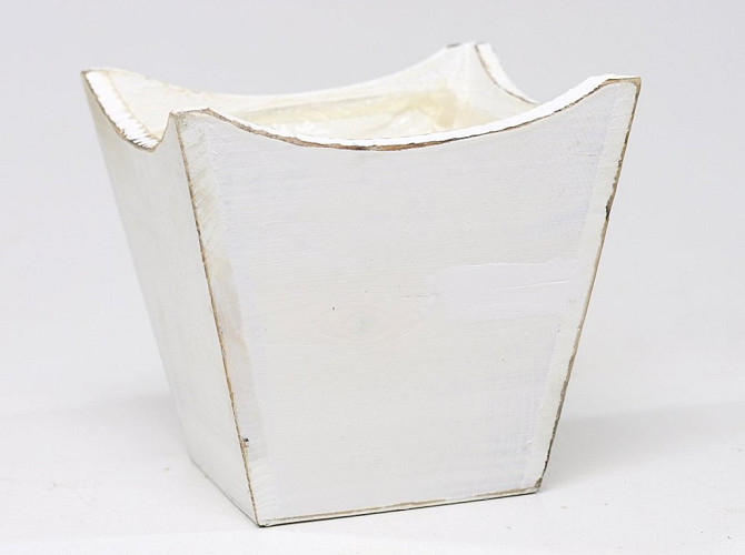 Planter Square White 17cm