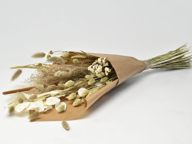 Dried Flower Bouquet Natural 60cm