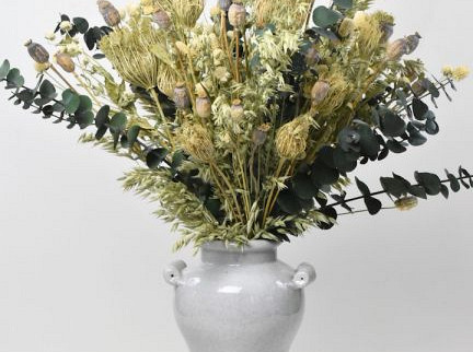 DIY Bouquet de Fleurs Séchées Vert/Naturel XL