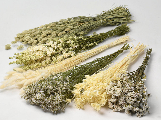 DIY Dried Flower Bouquet XL White/Natural