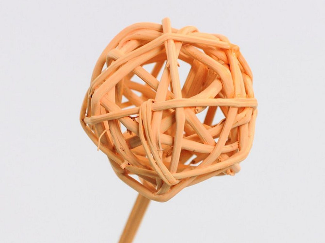 Brunch Ball auf 50cm Stiel Orange