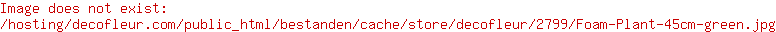 Foam Plant 45cm green Decofleur