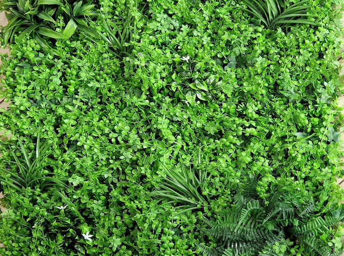 Groene Planten Mat 1x1m Mix