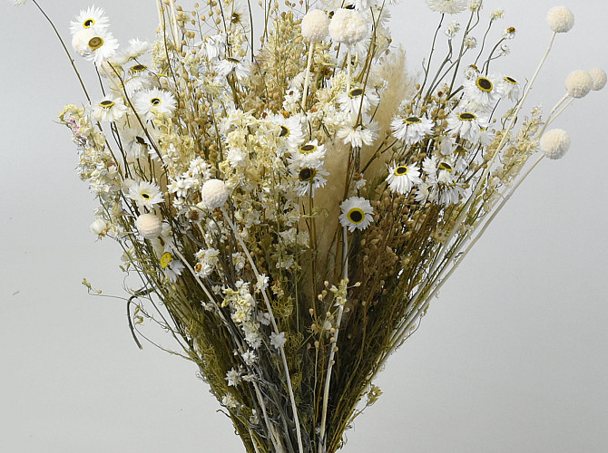 DIY Dried Flower Bouquet White XL
