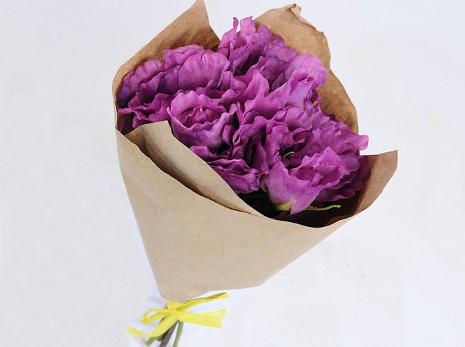 Bouq. Lysianthus d13cm Purple