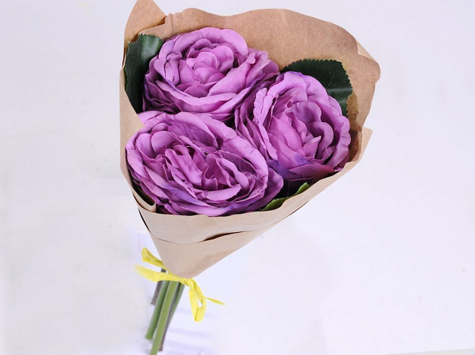 Bouquet Rose d13cm Purple