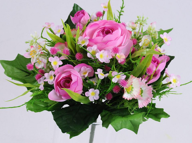 Bouquet Ranunculus 21cm Pink