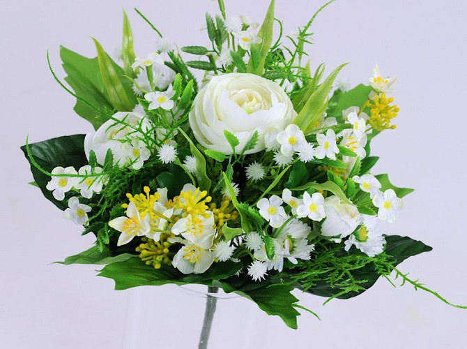Bouquet Ranunculus 21cm White
